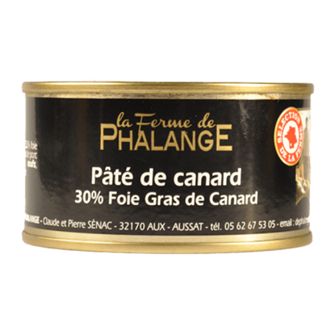 PATE AU FOIE DE CANARD 30% foie gras