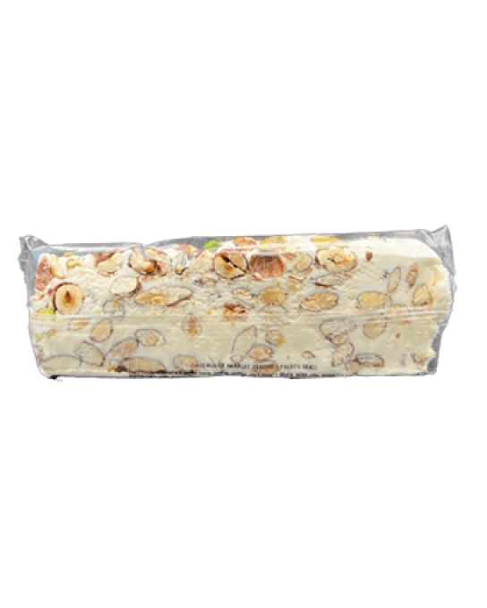 Torrone amandes, noix, noisettes, pistaches - torrone misto frutta secca